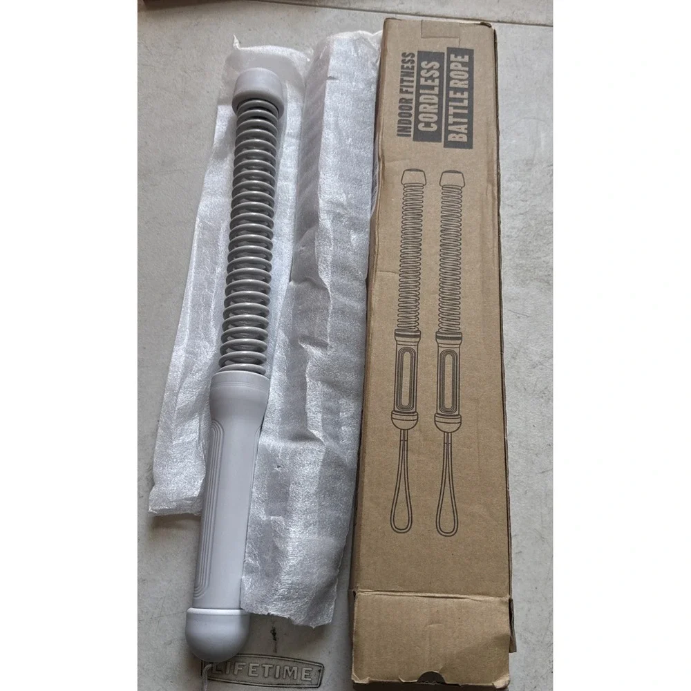 BRAND NEW IN‎ BOX Indoor Fitness Cordless Weighted Battle rope white